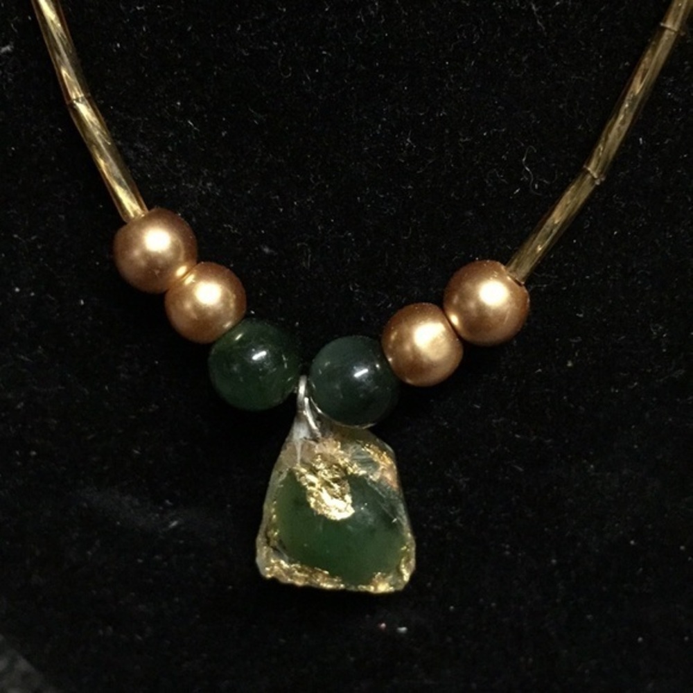 Jade Orgonite Necklace